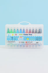 اقلام تلوين مائية بتصميم كرتوني ملون بـ 24 لون